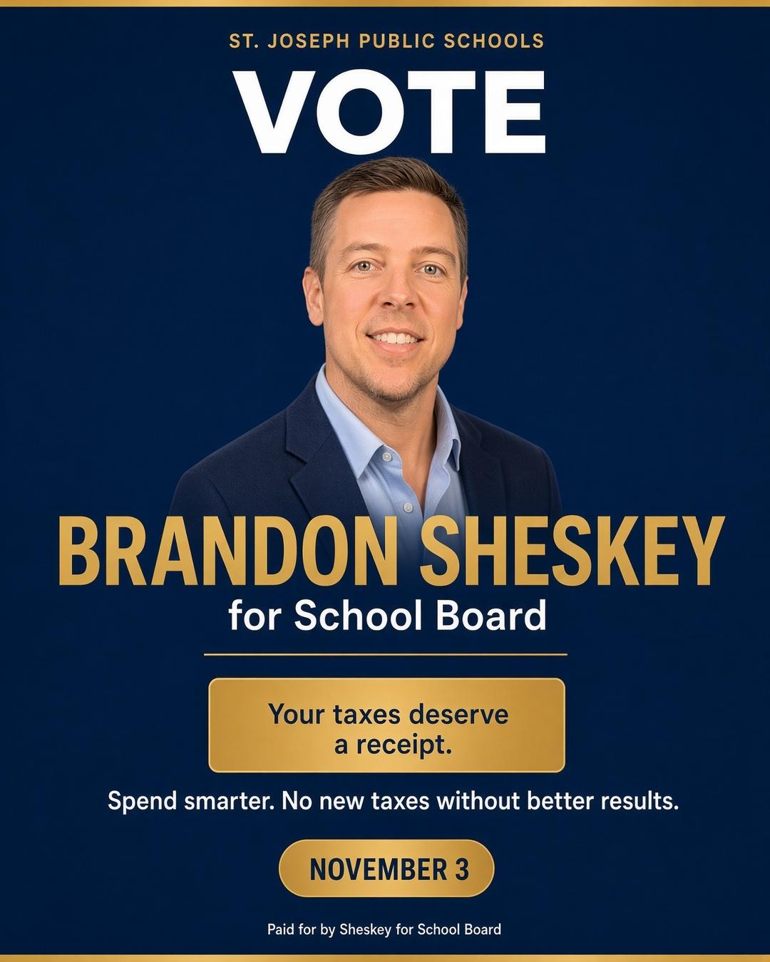 Campaign portrait of Brandon Sheskey
